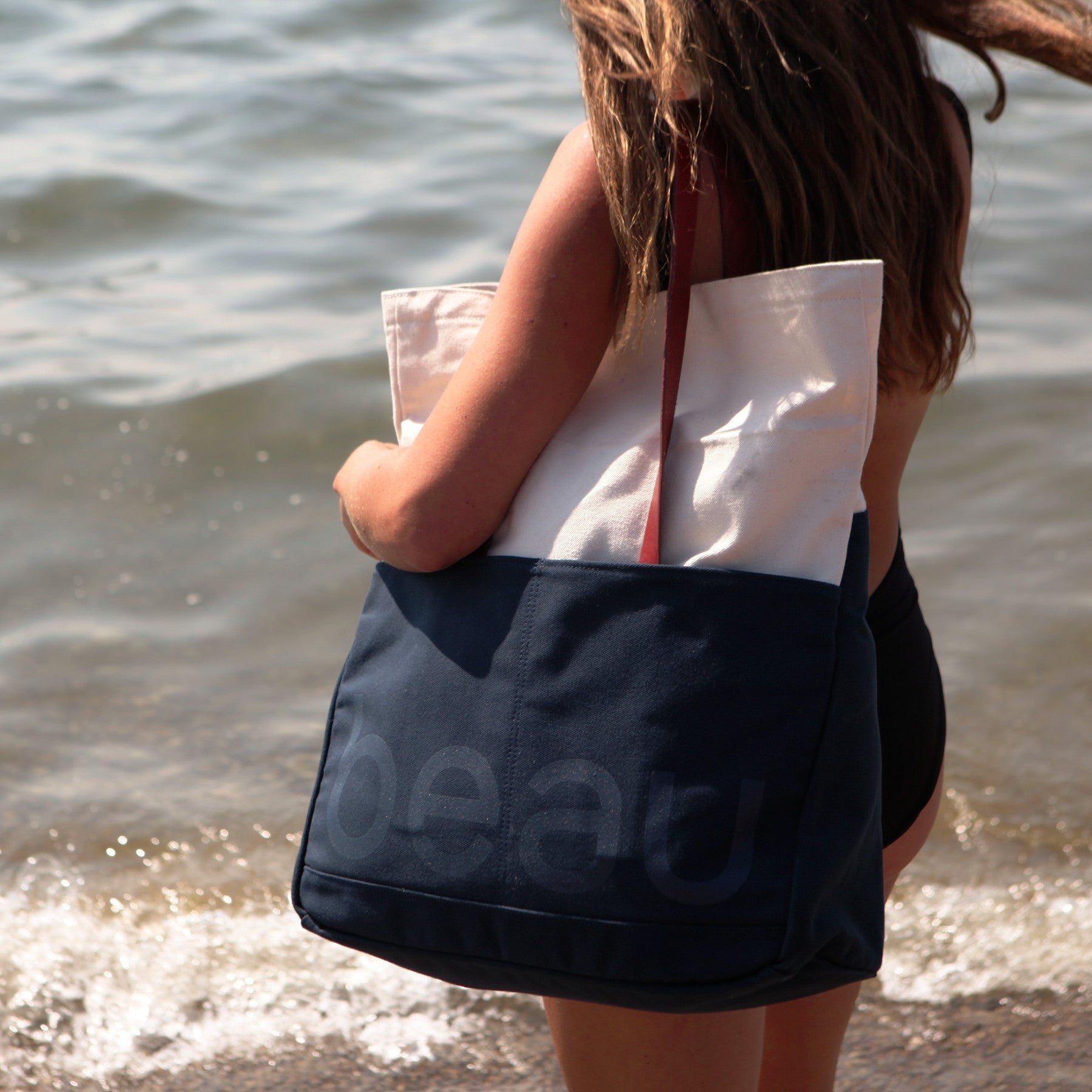 Canvas Tote Beau Lake Waterside Luxury1